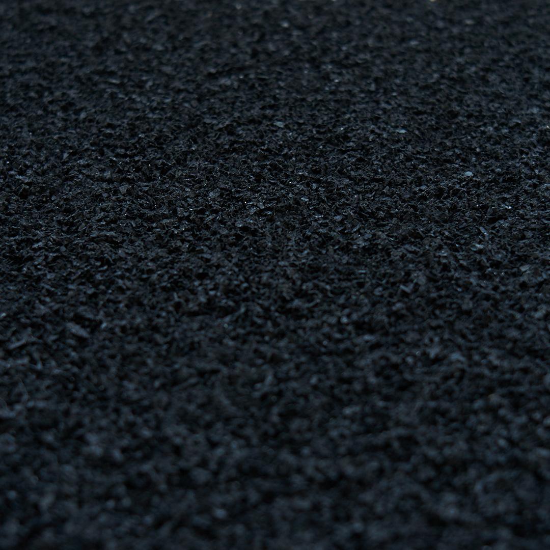 Close-up of Acosorb black acoustic spray material texture